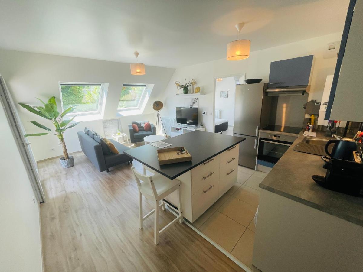Appartamento Les 4 Elements - Parking privé - Honfleur Esterno foto
